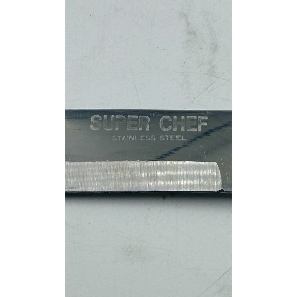 Super-Chef Everbrite S.STEEL carving knife 13''
 Japan Wood Handle - Picture 2 of 4